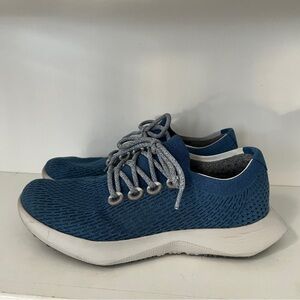 Allbirds Tree Runners Womens Size 9 Blue White Athletic Walking Shoes